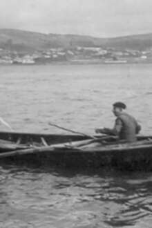 Dois pescadores num barco